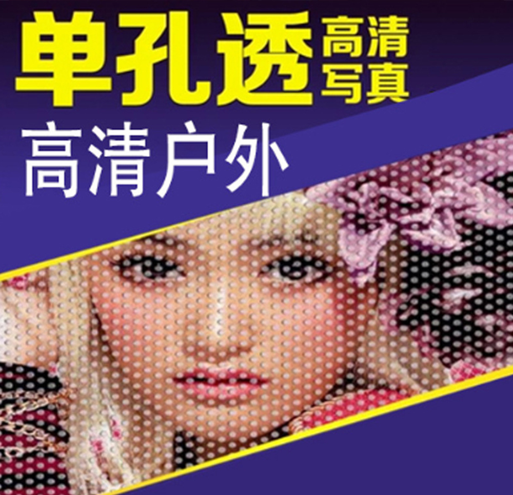 深圳制作戶(hù)外玻璃黑底單透貼、寫(xiě)真打印異形裁切辦公室單透
