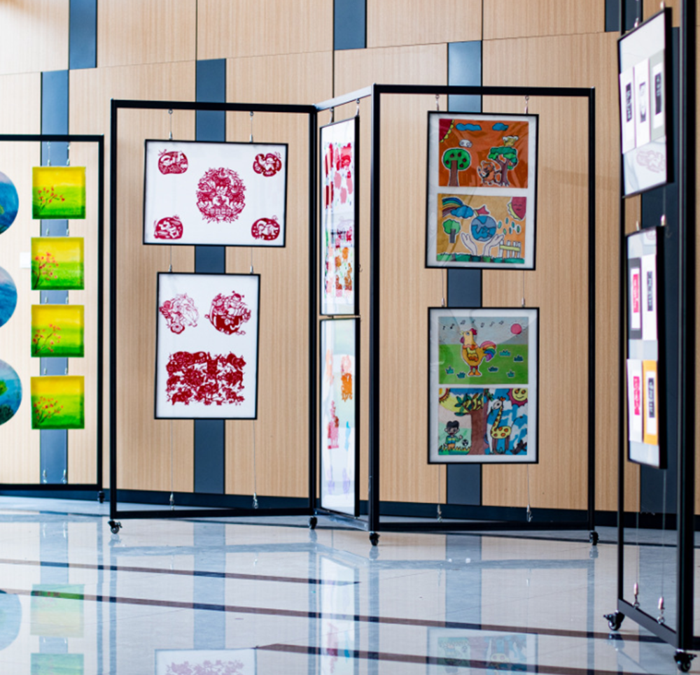 福田防火展板廣告制作，南山國際會展中心展覽展板